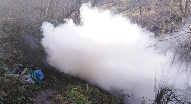 Zonguldak'ta 35 kaçak ocak, dinamitle imha edildi