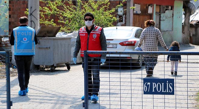 Zonguldak ta 3 ev karantinaya alındı