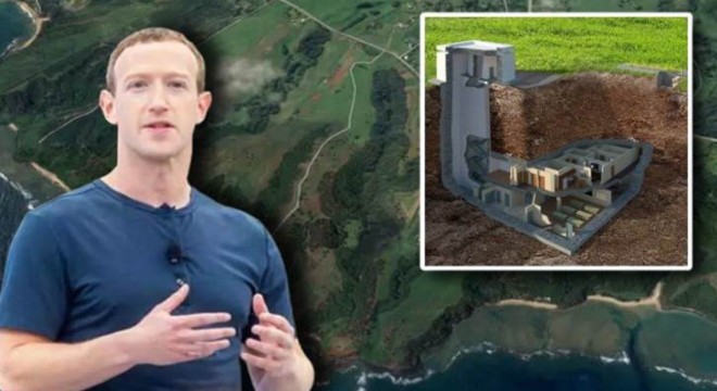 Zuckerberg in  sığınak  projesi: 7.8 milyar TL