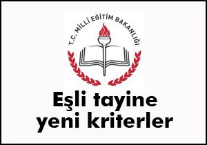 Eşli tayine yeni model