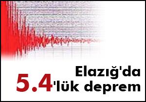 Elazığ'da deprem