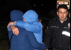 Polis ölümün kıyısından aldı