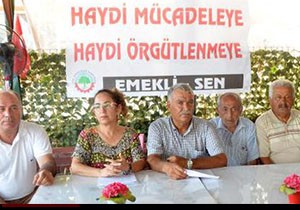 Antalya'da emeklilere örgütlenme çağrısı