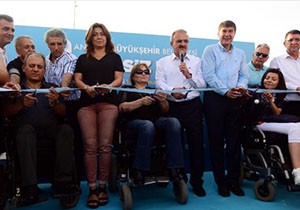 Engelsiz plaja açılış töreni