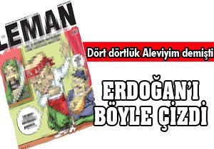 Leman Erdoğan'ı böyle çizdi