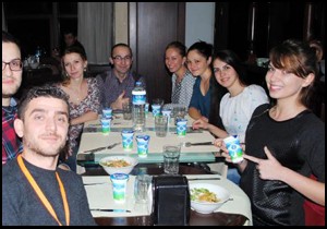 Erasmus öğrencilerine 'Hoş geldin' yemeği