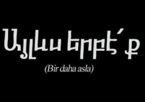 Cumhuriyet manşeti Ermenice attı