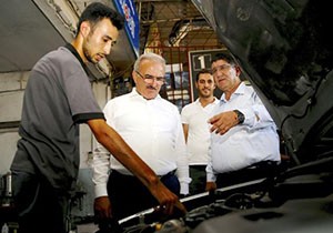 Vali Karaloğlu'nun esnaf ziyareti