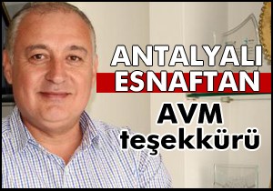 Sevimçok tan AVM teşekkürü