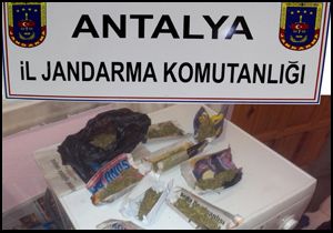 Jandarma 4 operasyonda 11 kilo esrar ele geçirdi