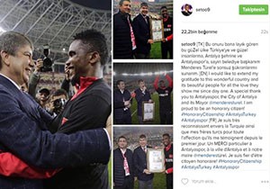 'Hemşehri' Eto'o'dan 3 dilde teşekkür