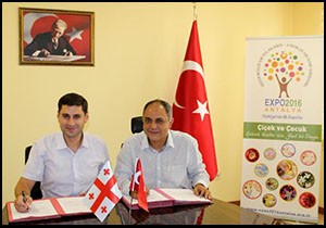 EXPO 2016'ya bir imza da Gürcistan'dan