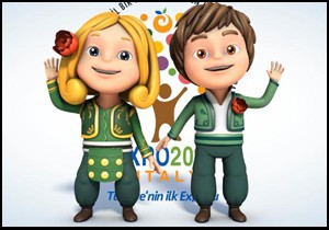Expo 2016'nın maskotu 'Ece' ve 'Efe'