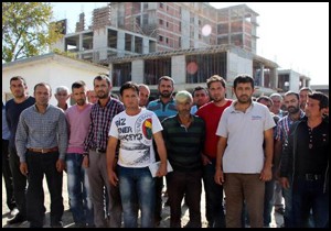 Alanya'da işçilerinden iş bırakma eylemi