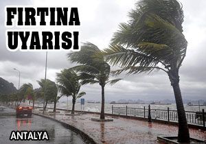Fırtına uyarısı
