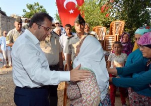 Vali Türker'den şehit evine ziyaret