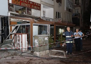 Antalya'da simit fırınında patlama