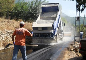Fakırcalı yolu asfaltla buluştu