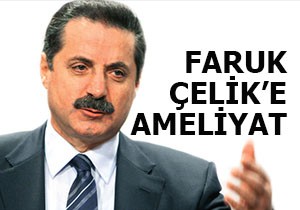 Faruk Çelik hastaneye kaldırıldı