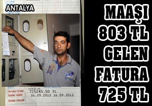 725 bin TL elektrik faturası çarptı