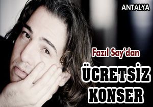 Fazıl Say'dan ücretsiz konser
