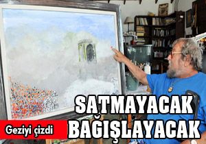 Gezi tablosunu satmayacak bağışlayacak
