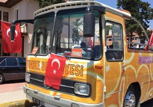 Finike'de plajlara ücretsiz otobüs seferi
