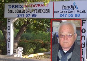 Deniz Restoran tahliye edildi