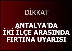 Akdeniz'de fırtına