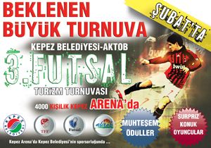 3. Turizm Futsal Turnuvası başlıyor