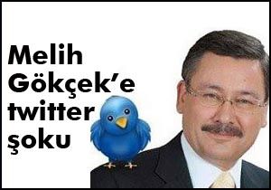 Melih Gökçek'e twitter şoku