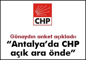Gökhan Günaydın: Antalya'da CHP açık ara önde