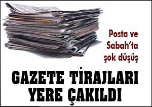 Gazete tirajlarında şok düşüş