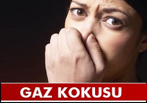 Gaz kokusu panik yarattı