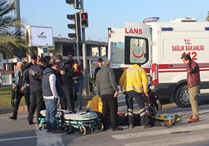 Gazipaşa'da kaza: 1 yaralı