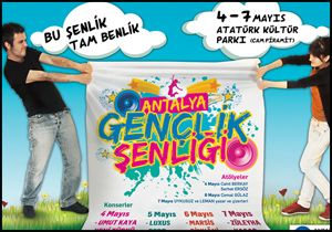 Antalya'da gençlik şenliği