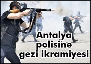 Antalya polisine gezi ikramiyesi
