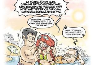 Başkan tatilde Gırgır takipte
