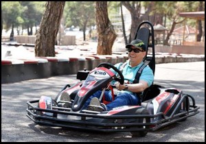 Tütüncü den go-kart testi