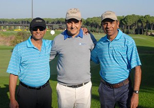 Golf sahalarına hayran kaldılar