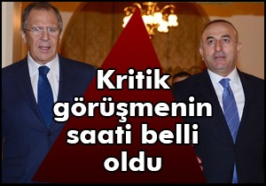 Kritik görüşmenin saati belli oldu