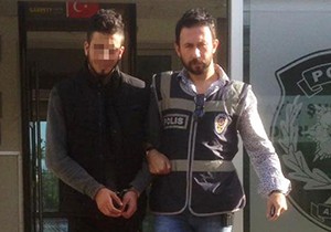 Çaldığı televizyonla sokakta polise yakalandı