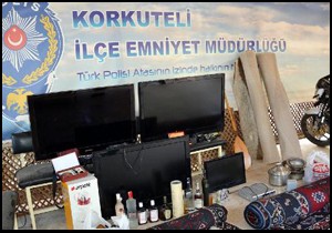 Korkuteli'de hırsızlık şüphelileri yakalandı