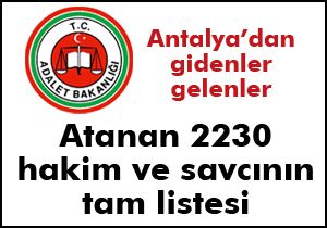 Antalya'dan gelenler gidenler