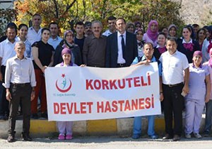 Hastane personelinden yürüyüş