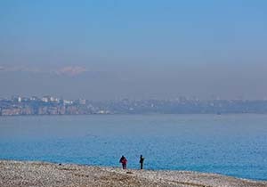 Antalya'da hava kirliliği hassas seviyede