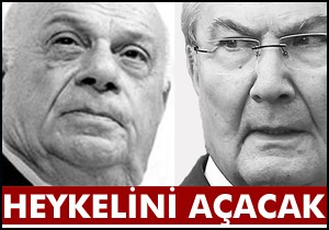 Deniz Baykal, Denktaş'ın heykelini açacak