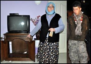 Hırsızın saklandığı yer herkesi şaşırttı