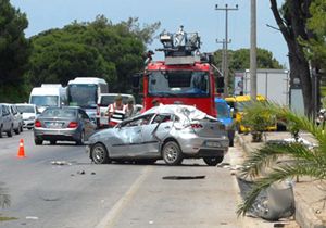 Belek'te kaza 1'i turist 2 ölü