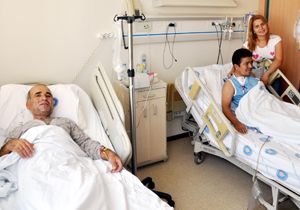 Babadan engelli oğluna böbrek
